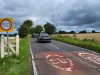 3.8 km The B4009 is of sufficient width for cars to pass one another, but not another car and a cyclist.