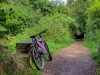 8.6 km... Approaching the A4130 Nosworthy Way Wallingford bypass, The Ridgeway path leaves to the right...