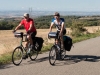 Bill and Frank climbing to Saissac