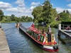 Heading upstream from Goring lock